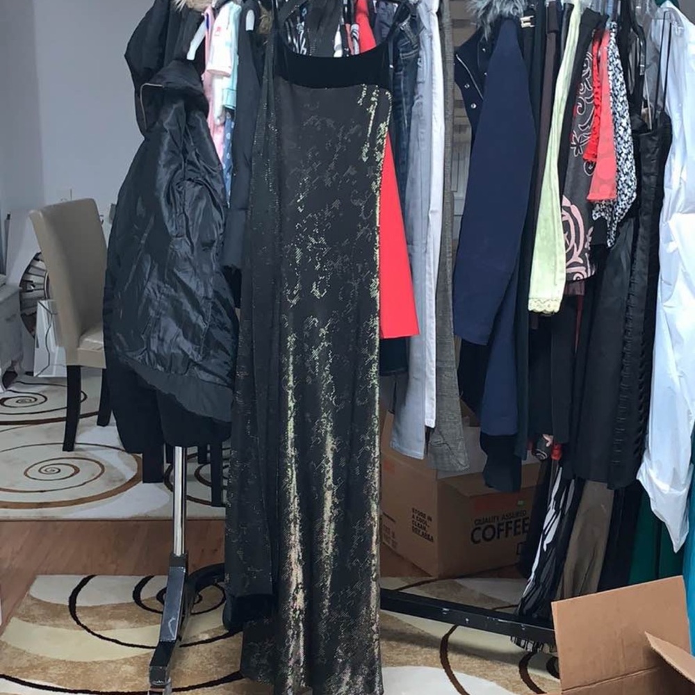 Elegant Black and Gold Women's Skirt